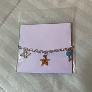 Silver Charm Bracelet - Handmade
